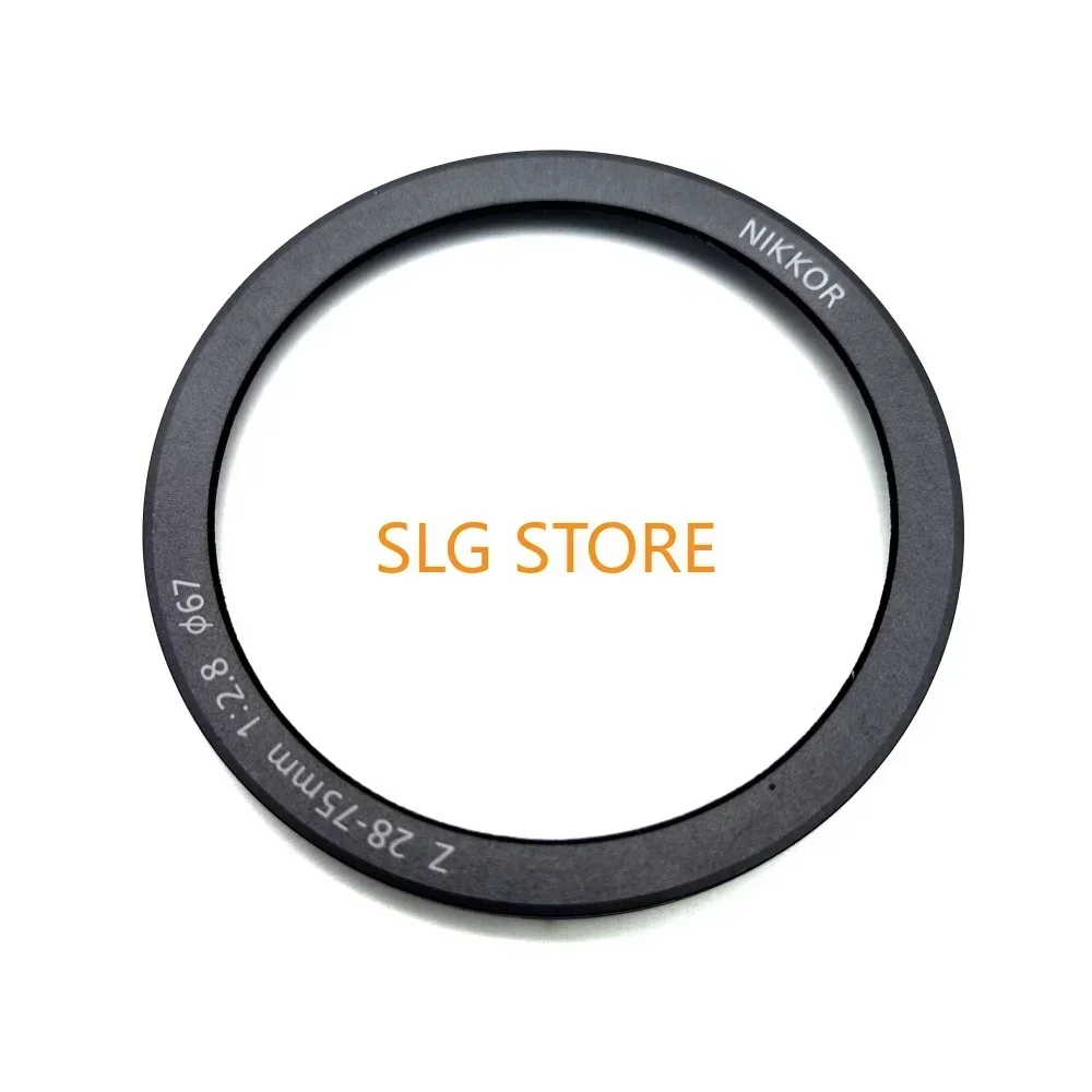 Lente original nome de maquiagem imprensa círculo etiqueta anel decorativo parte para nikon nikkor z 28-75mm 28-75mm f/2.8 reparação da câmera