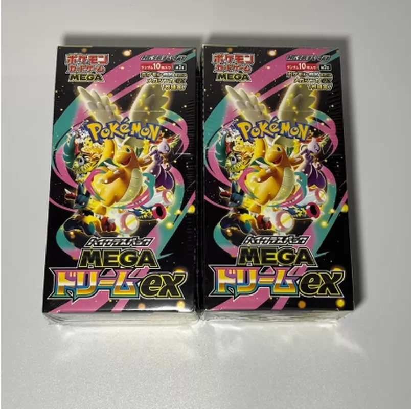Jeu de cartes à collectionner Pokémon, boîte de boosters authentique originale scellée MEGA Ex Gengar japonaise, cartes de collection pour collectionneurs adultes