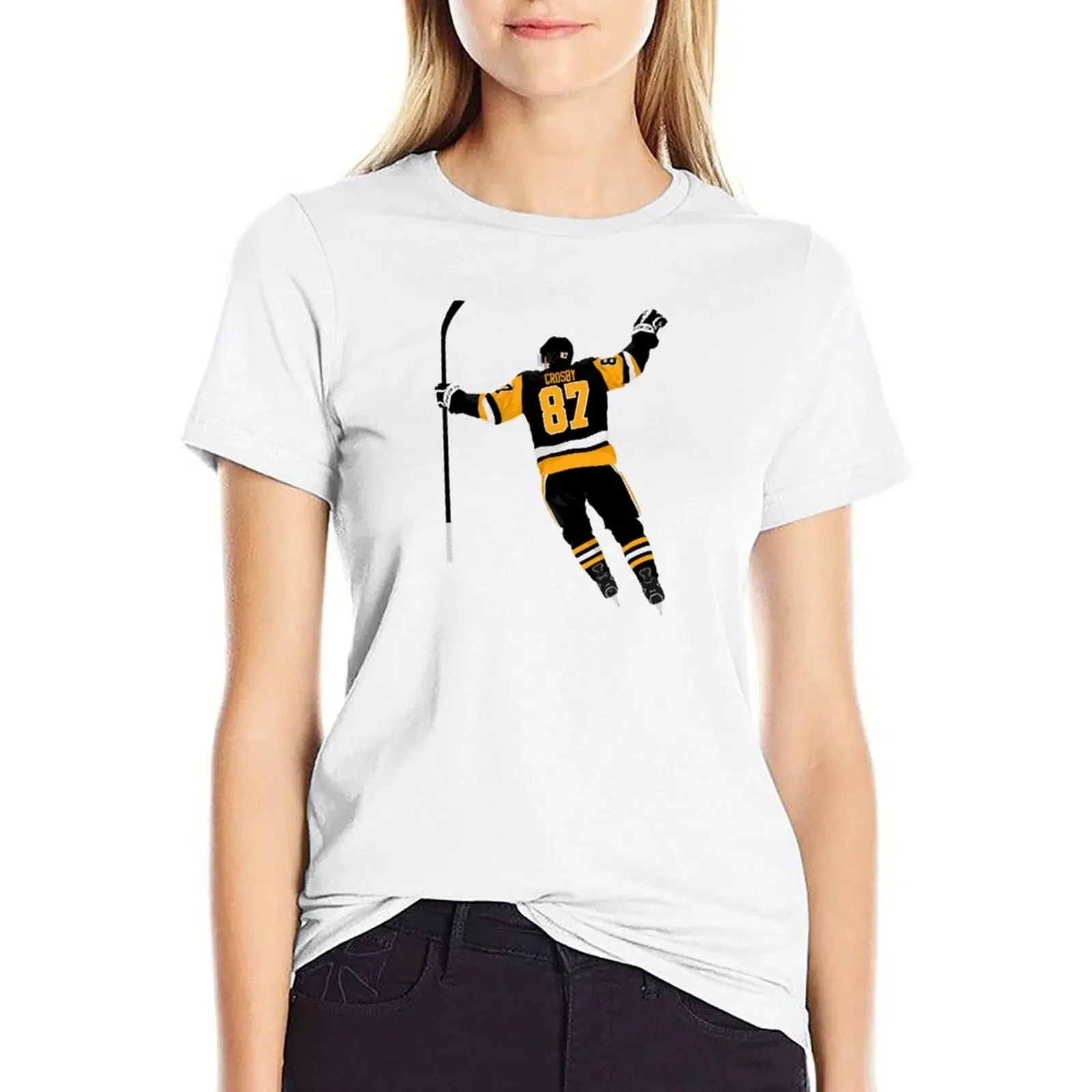 

Sidney Crosby T-shirt animal print shirt for girls tops t shirts for Women loose fit