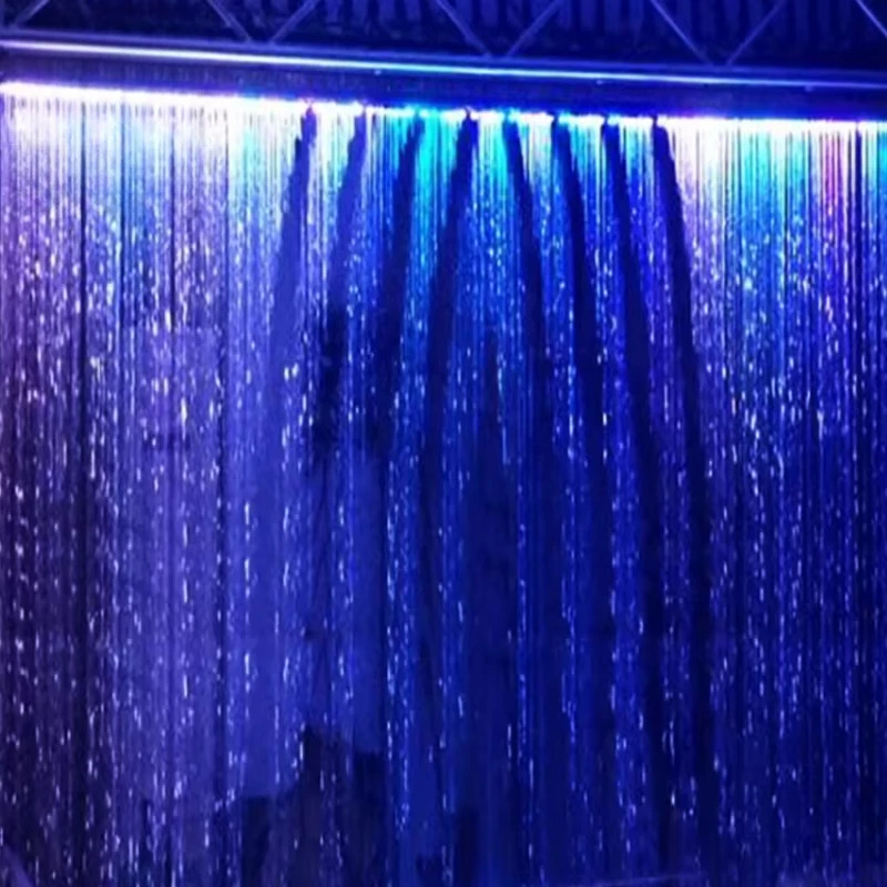 3D Digital Programmable Waterfall Screen Smart Water Curtain for Garden Decoration
