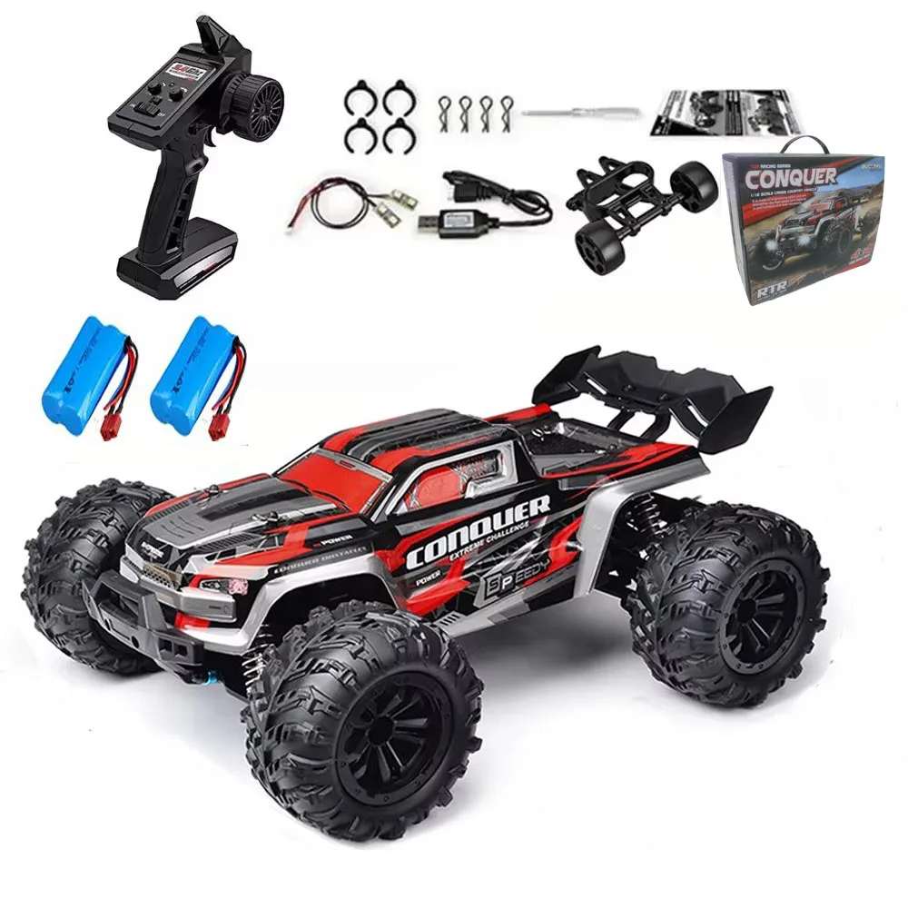 16101 4WD RC-Auto, LED-Offroad-4x4-Buggy, 50 km/h hohe Geschwindigkeit, Wüstenrennspielzeug, Monster Kart, ideales Weihnachtsgeschenk für Kinder