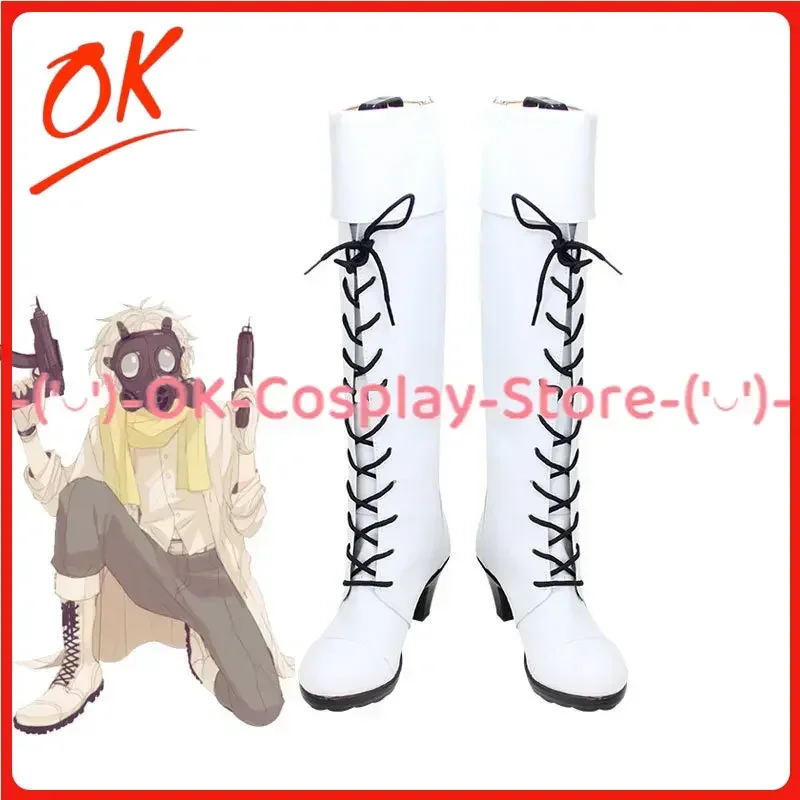 

[Customized] DMMD Clear Cosplay Shoes Anime Roleplay Prop Halloween Carnival Party PU Leather Boots