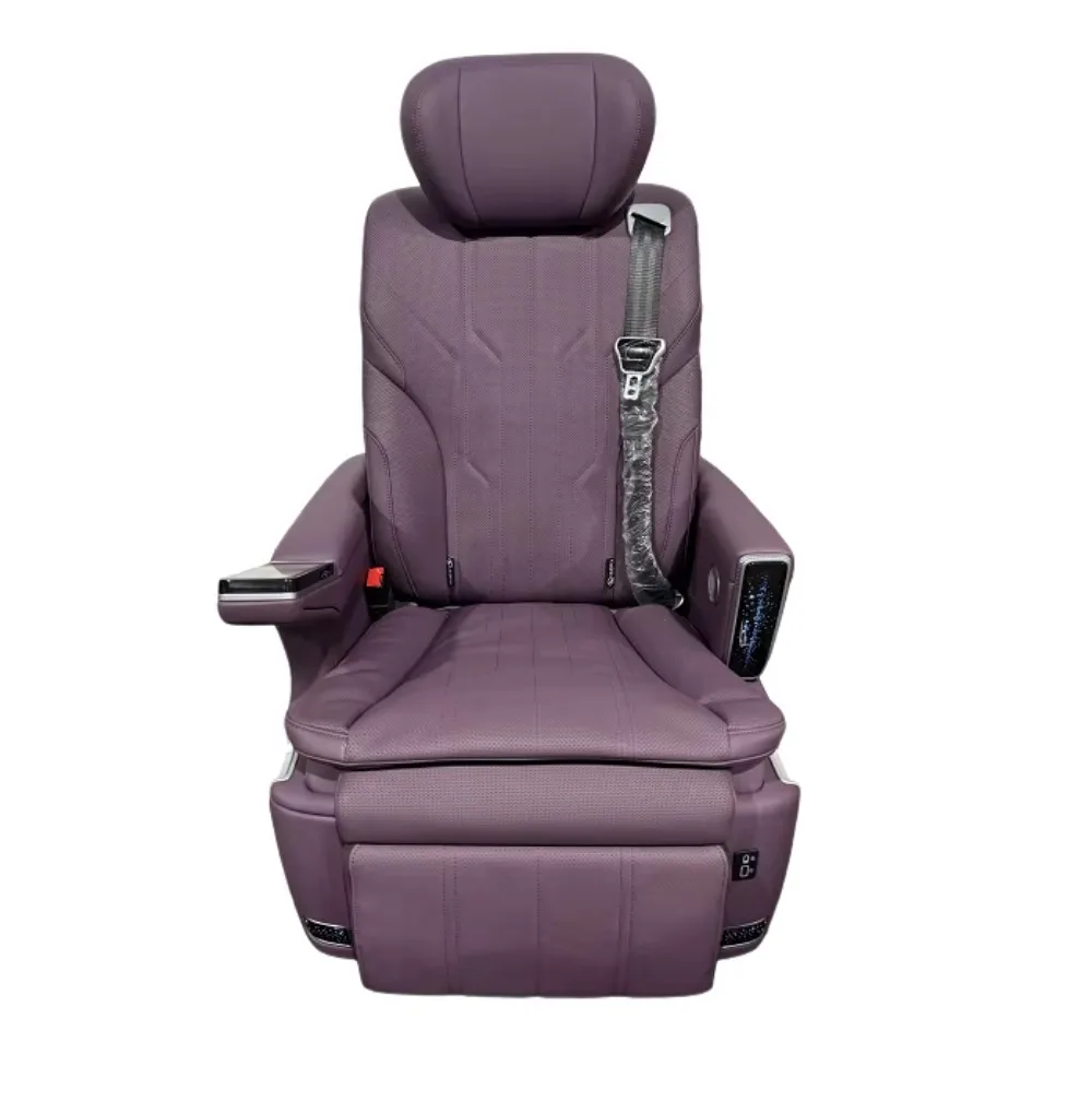 Premium Electric Swivel MPV Seat with Massage Heating Ventilation for Luxury Van Interior Upgrade Car VIP Chair