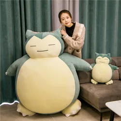 150cm Pokemon Snorlax Anime Cute Soft Doll Kawaii Plush Toy Big Pillow Furniture Ornament Kids Birthday Christmas Gift