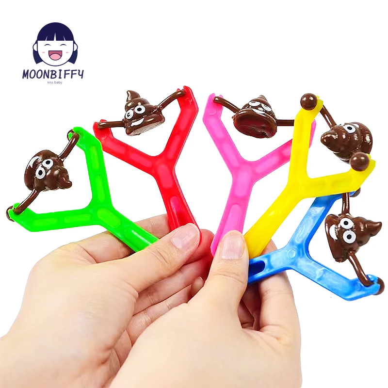 Set of 5 Fun Shooting Poo Game Toys Kids Birthday Party Gifts Baby Shower Pinata Stuffers Children's Day Carnival Party Favors