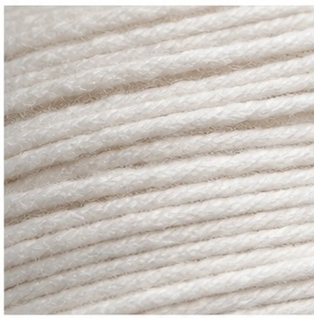 1 Roll 30M Cotton Wicks Spool for DIY Making Pillar Taper Candles Sturdy Braided Wick with Metal Tabs Compatible