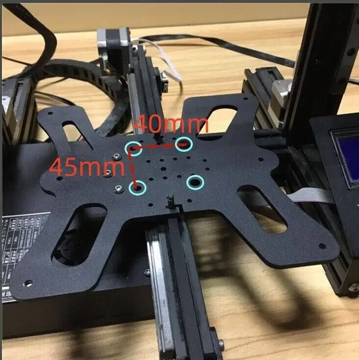 Imagem -04 - Creality-y Axis Placa de Fibra de Carbono para Impressora 3d Ender Pro v2 Ender Pro Mgn12h Atualização de Trilho Linear Blv