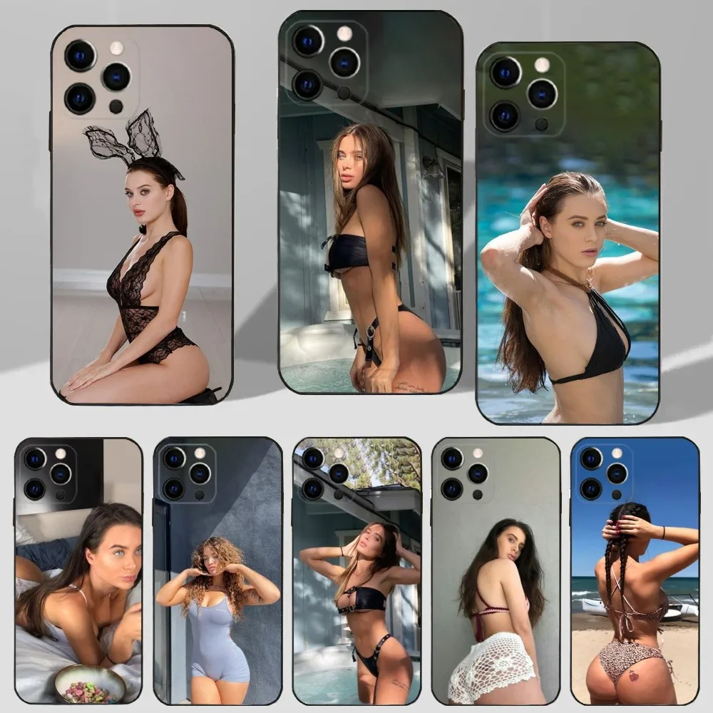 Sexy L-Lanas R-Rhoades Phone Case For iPhone 16,15,14,13,12,11 Plus,Pro Max,XS,X,XR,SE,Mini,8,7 Soft Silicone Black Cover