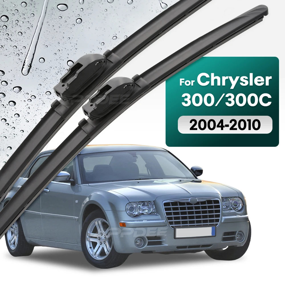 

Комплект силиконовых и резиновых щеток переднего стеклоочистителя для Chrysler 300 C 300C MK1 2005-2014, щетка для лобового стекла 22 "+ 22"