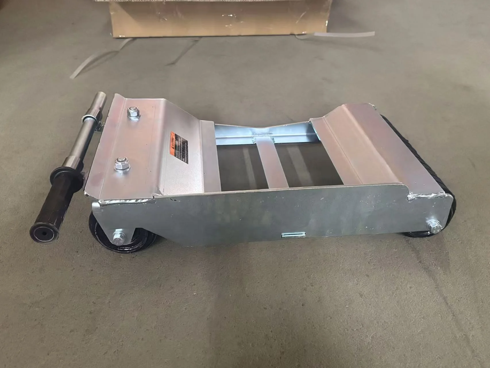 

High-durability Rubber Three-wheeled JJPT-800 Auxiliary Trolley, Suitable For Both Fixed And Swivel Carts