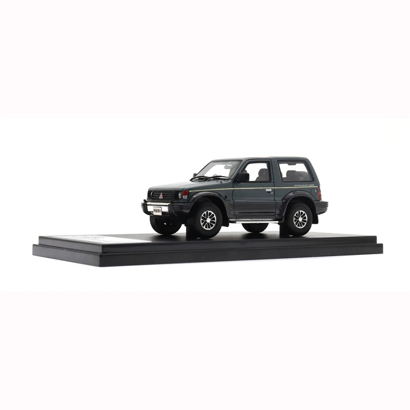 1:43 Mitsubishi Pajero WIDE XR-II 1991 SUV off-road resin model, boys collection decoration toy, children\'s holiday gift.