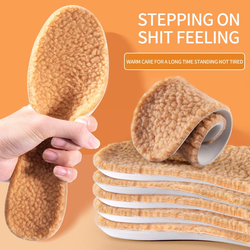 Latex Keep Warm Insoles for Shoes Sole Thicken Soft Comfortable Thermal Insoles for Men Women Self Heated Winter Sport Shoes Pad