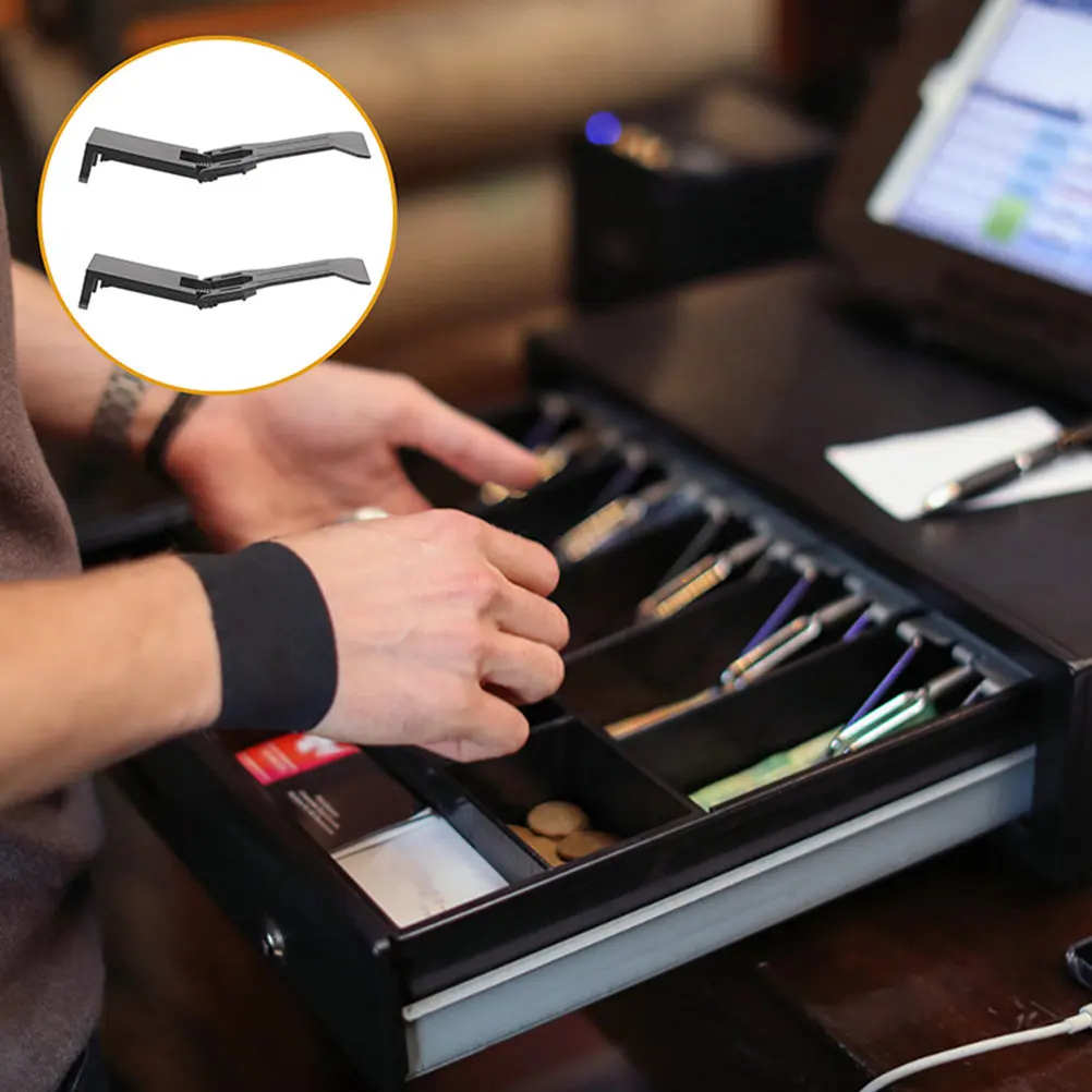 

10Pcs Universal Cash Register Tray Clip Heavy Duty Plastic Money Drawer Fixing Clamp for Efficient Cash Handling Organization