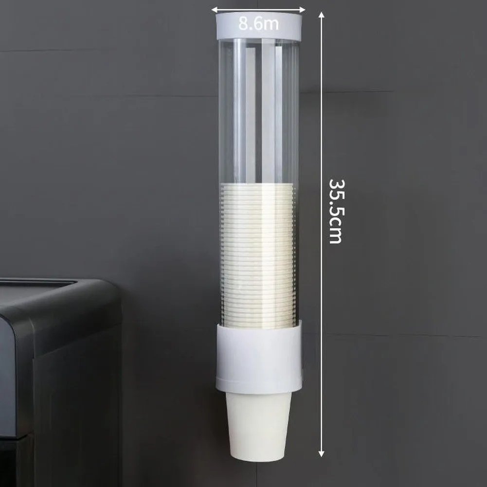 Mounted Automatic Cup Dispenser for 7-12 oz Conical Cups Fits 2.95-3.5 Inch Diameter Holds 60 to 80 Cups  Mounted