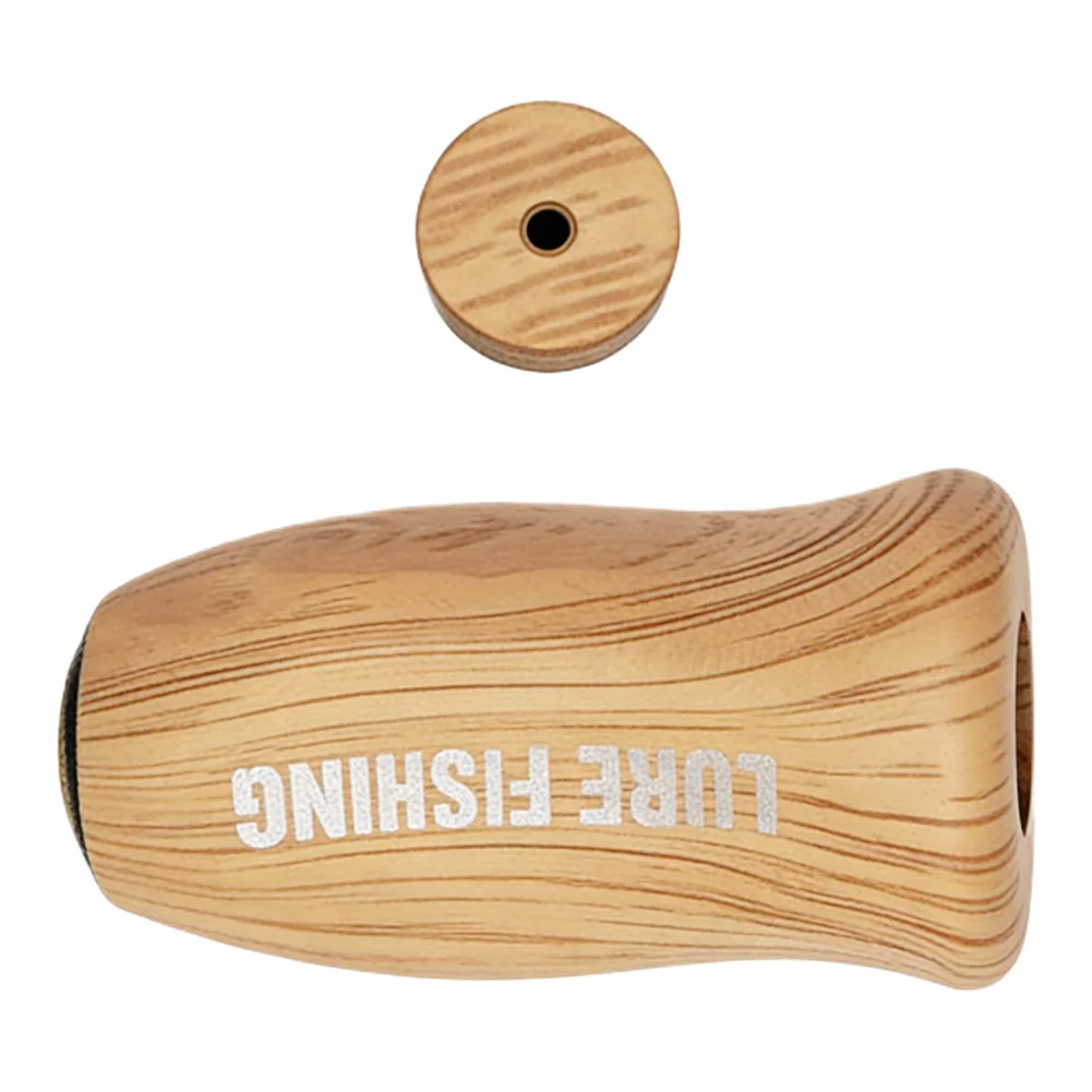 Wood Grain Style Knob Set for For DAIWA For SLP For TATULA Baitcasting Reels Includes Blockage Screw Bearing Gasket