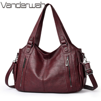 Winter 2 Main Pockets Large Capacity Women's Shoulder Crossbody Bags for Women Sac Hand-held Casual Tote Commuter Messenger Sac