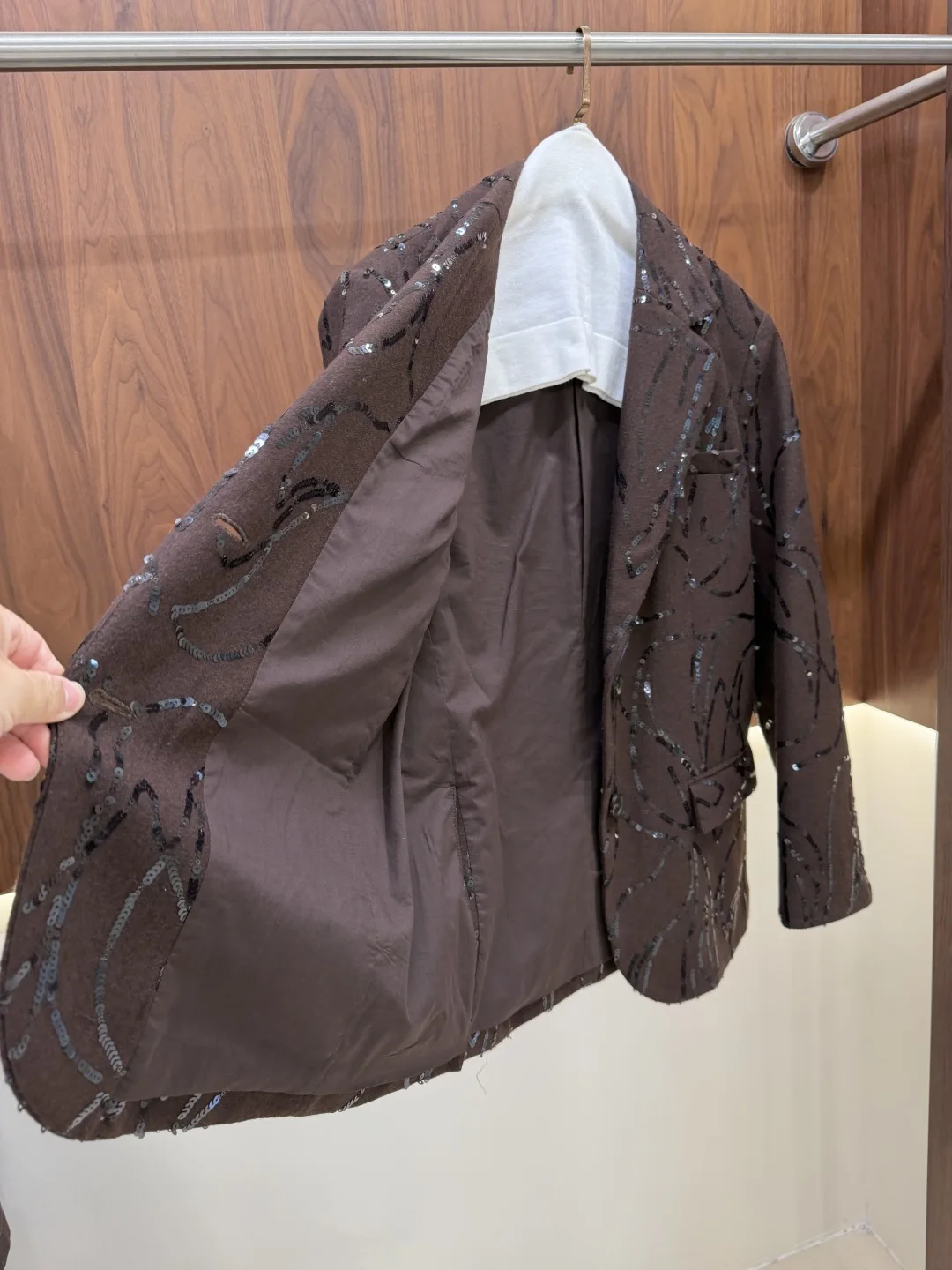 Fall 2026 New Arrival: High-Quality, Fashionable, Casual Sequin Blazer In Two Colors For Women