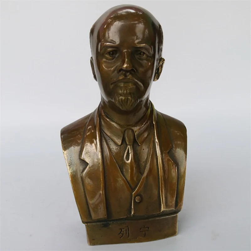 

Lenin Great Man Half-Length Statue Home Decoration Bronze Crafts Half-Length Celebrity Photo Customization