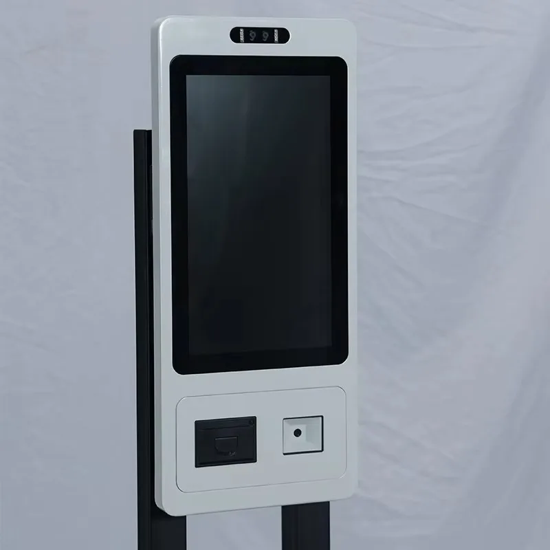 

21.5 Inch Wall Mount Android System Self Service Touchscreen Terminal Payment Kiosk With Printer QR Code POS Stand Optional