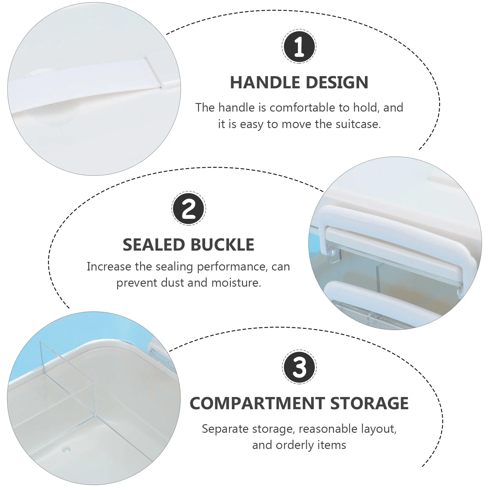 صندوق تخزين متعدد الوظائف، تصميم بطبقة مزدوجة، سهل الحمل لفريق الأعمال العائلية الرياضية، صندوق طبي بسيط #3