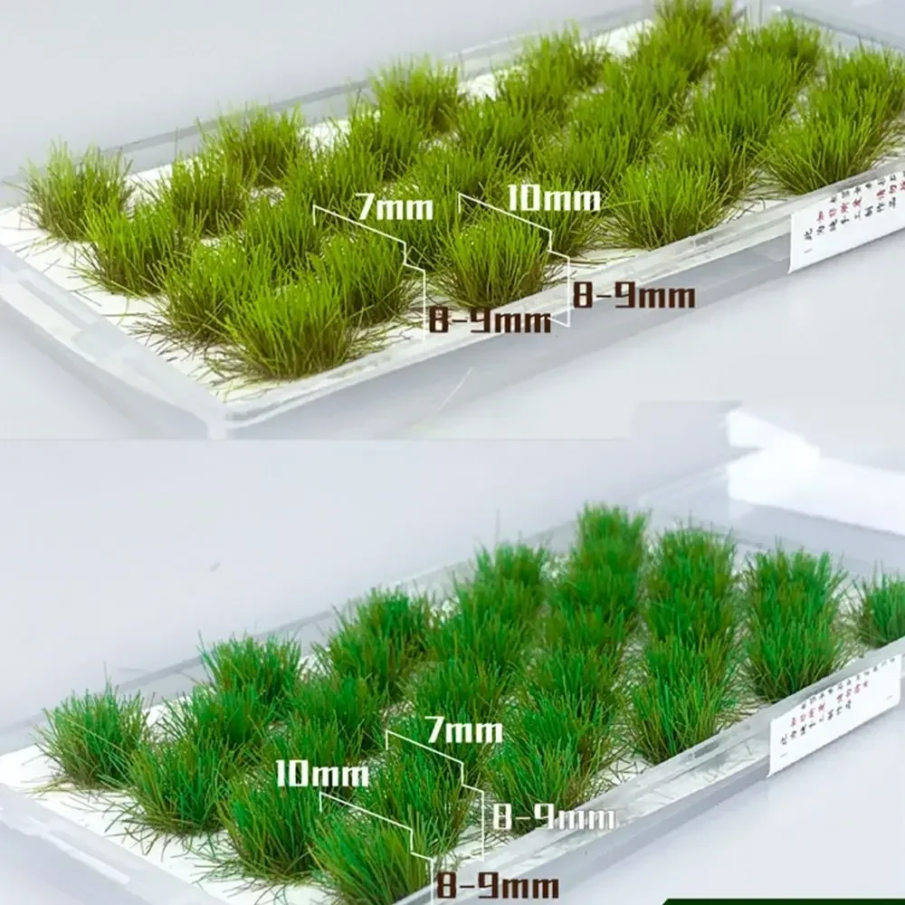 Mutlicolor Simulation Grass Nest Model Miniature Grass Bushes Sand Scene DIY Material Realistic Grass Tuft Plant Cluster Scenery