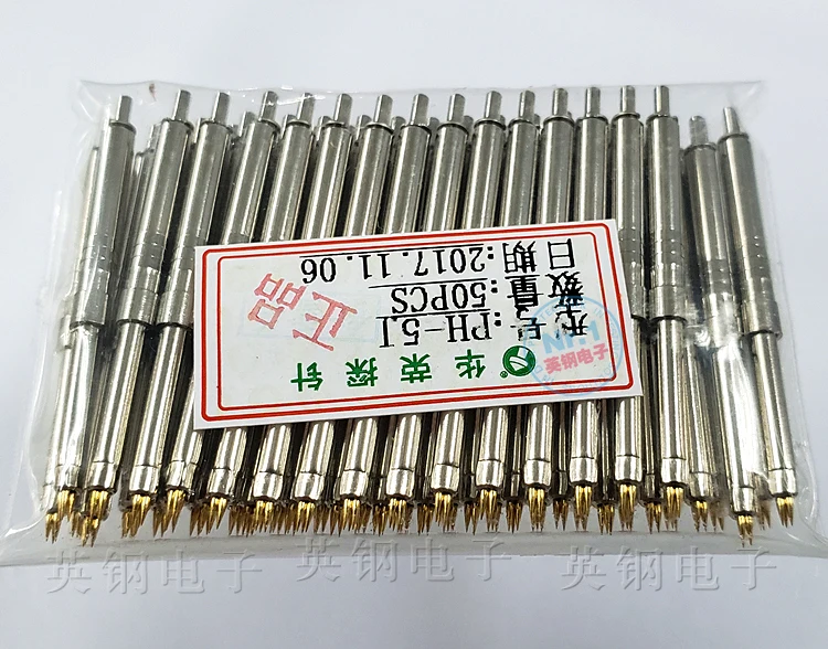 

PH-5J (20L) Huarong Probe 42MM Long Three Pointed Three Claw Test Needle 3.17 Diameter Functional Spring Top Pin