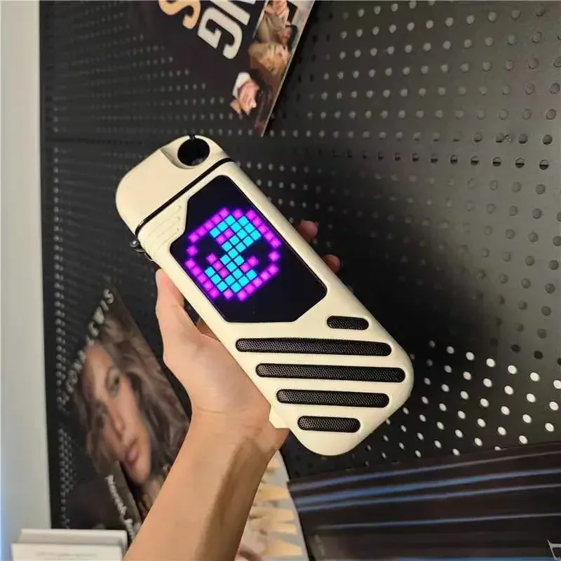 مكبر صوت بلوتوث محمول K18، ميكروفون كاريوكي مزدوج لاسلكي للتخزين الكل في واحد، شاشة عرض الأغاني تدعم بطاقة TF/AUX #6