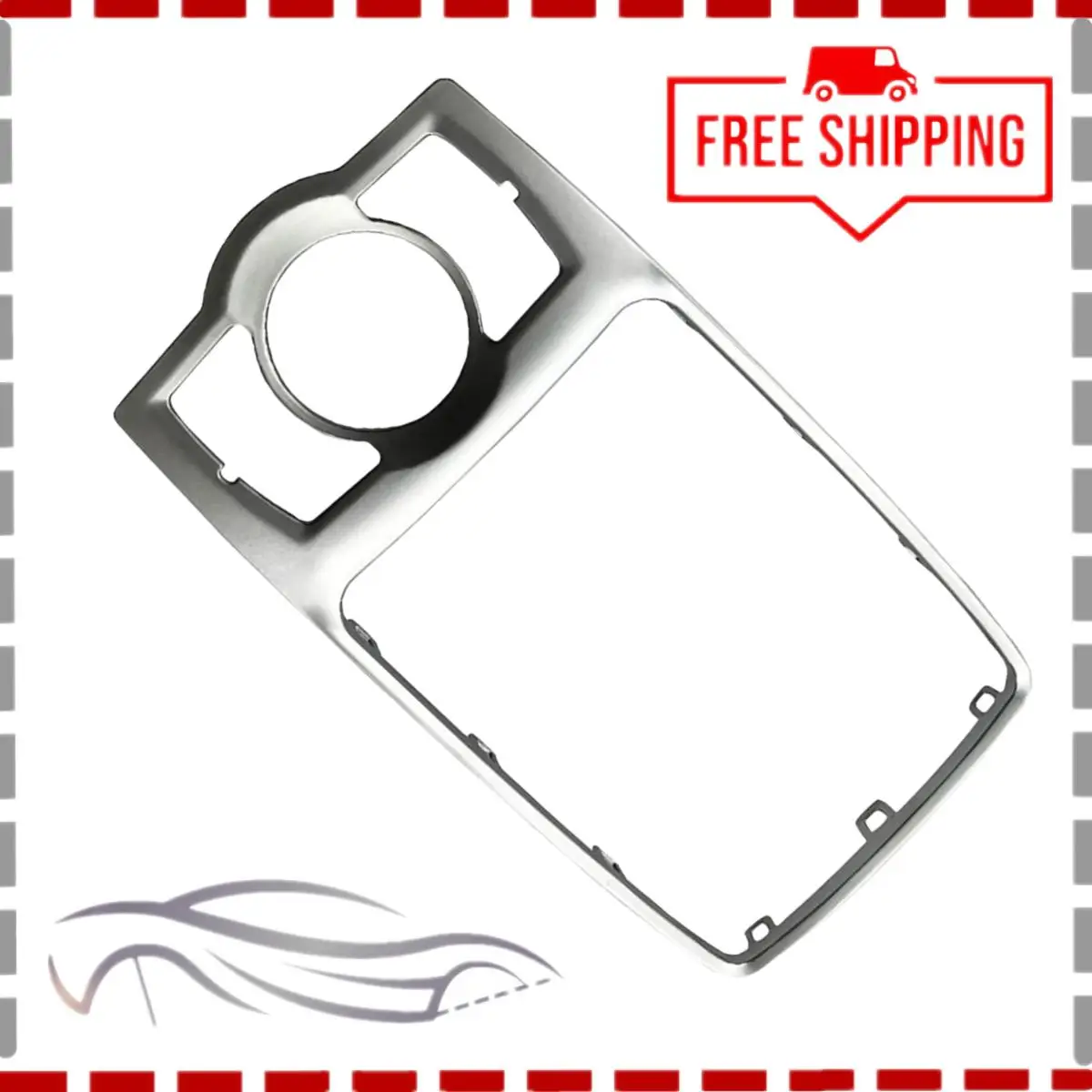 

4L0864260 4L0864260A Front Console Chrome Frame Trim for Audi Q7 2007-2015 Gear Shift Panel Decorative Cover
