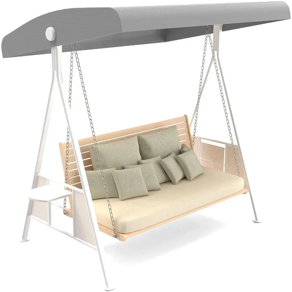 

Водонепроницаемый серый чехол для 3-местных уличных качелей для патио, сада и садовой мебели