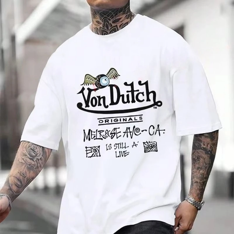 Combining automotive and motorcycle art, men's and women's casual T-shirts, short-sleeved V-neck tops