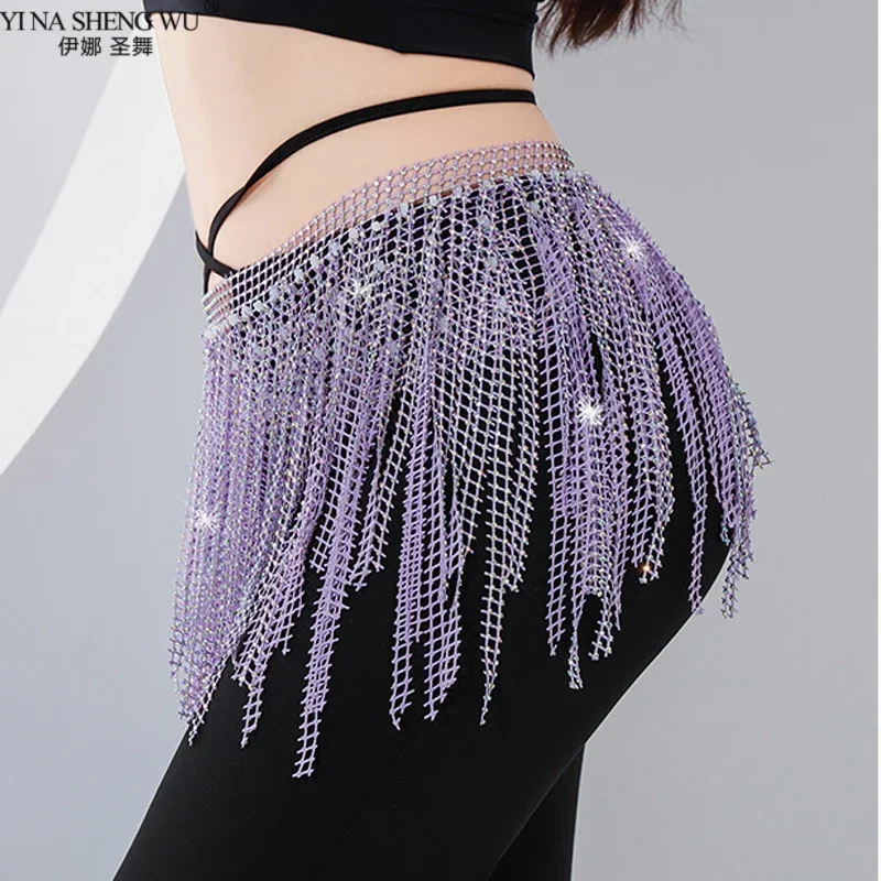 Écharpe de hanche de danse du ventre pour femmes, chaîne de taille, couleur argent, ceinture gitane, accessoires de Costume de danse du ventre, ceinture de Performance pratique