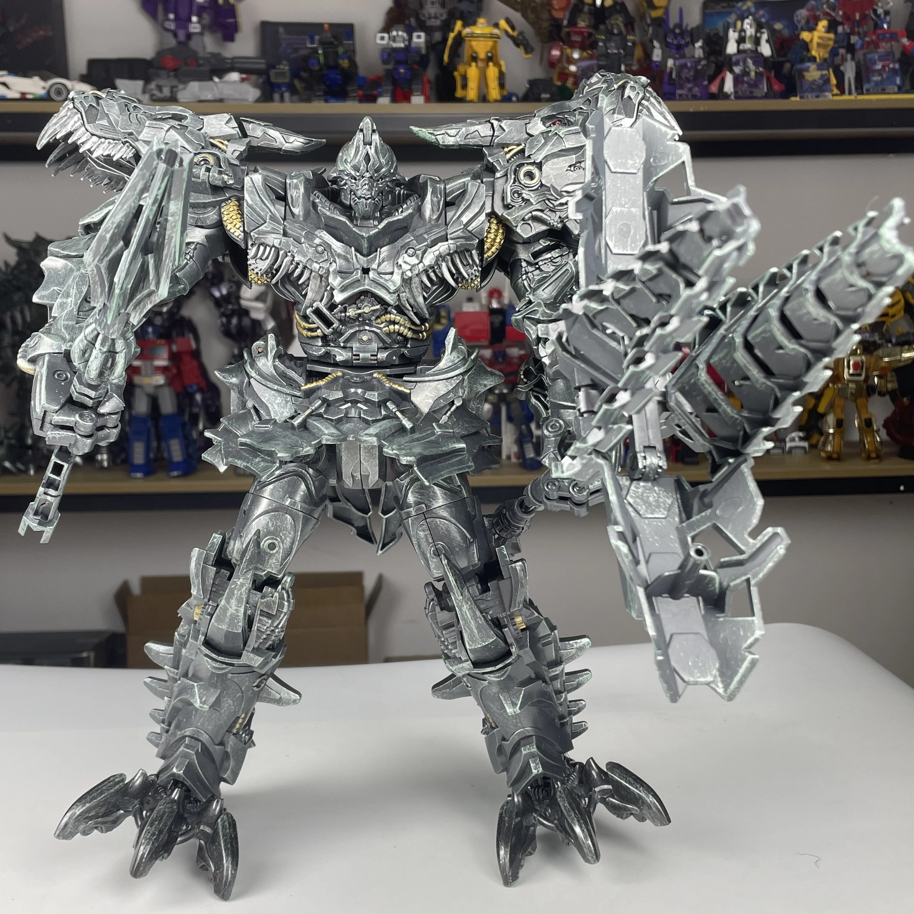 WEIJIANG W8600 38CM dinozaur figurka deformacja Robot Model Anime