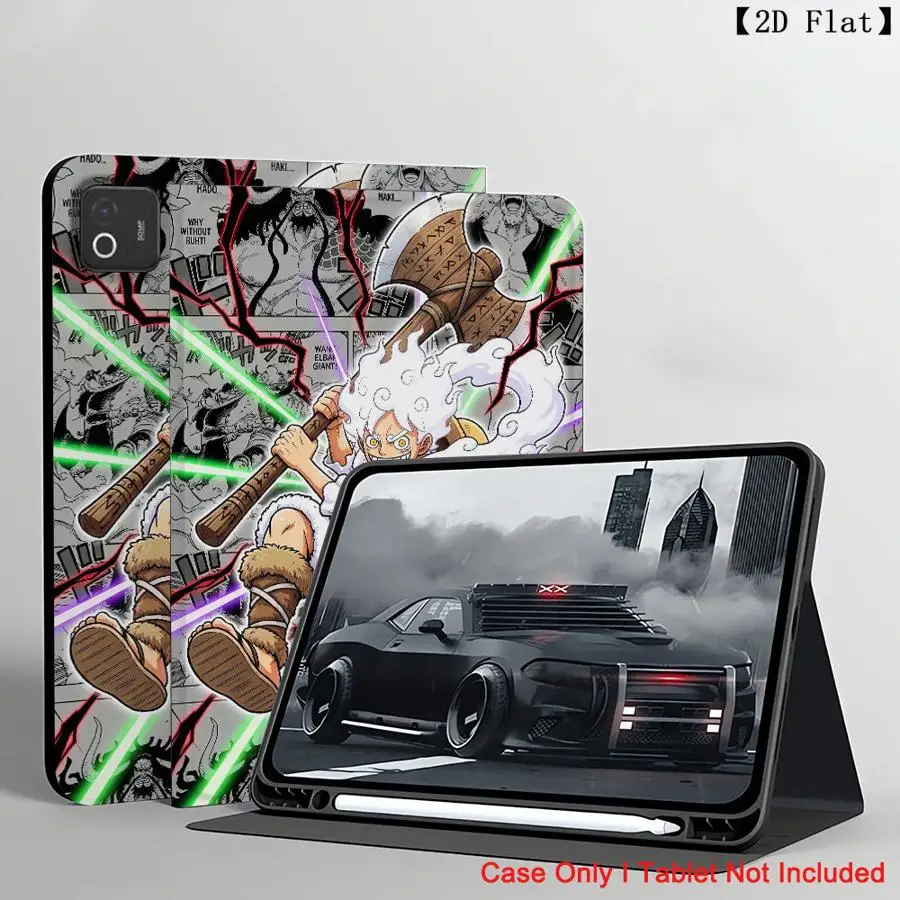 Case for Xiaomi Redmi Pad SE K Pad 8.8 9.7 12.4 Inch Pad 6s Pro 7 Ultra Pad 5 6 7 8 Pro With Pencil Holder Japan Cool L-Luffys