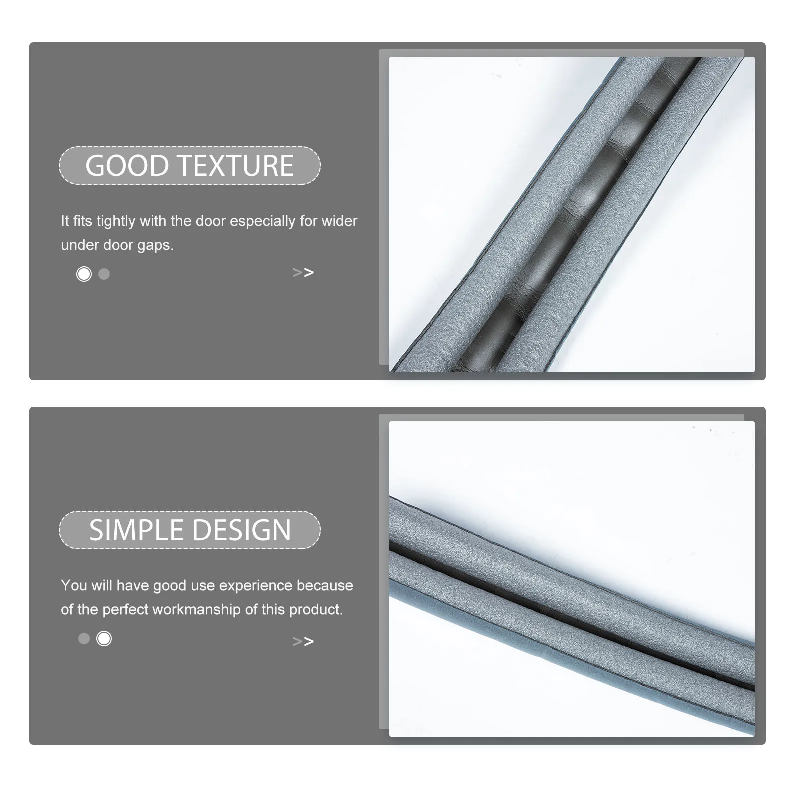 

3pcs Bottom Sealing No Glue Windproof Dustproof Insect Proof Seam Seal Strip Under Draft Stopper Weather Stripping For Home Twin