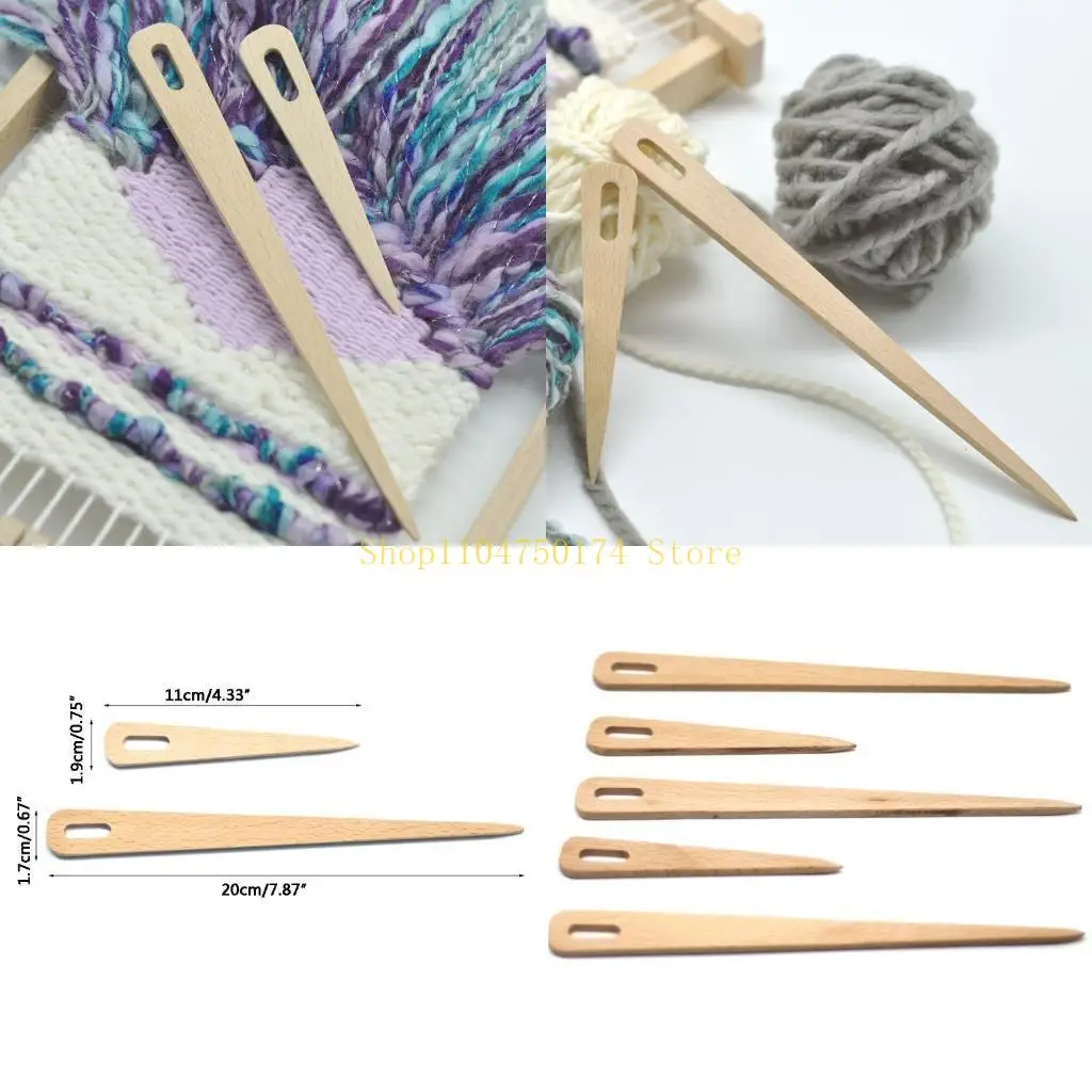 

5 шт./компл. деревянное плетение челнок крючком иглы ручной ткацкий станок палка гобелен Вязание DIY ремесленные инструменты