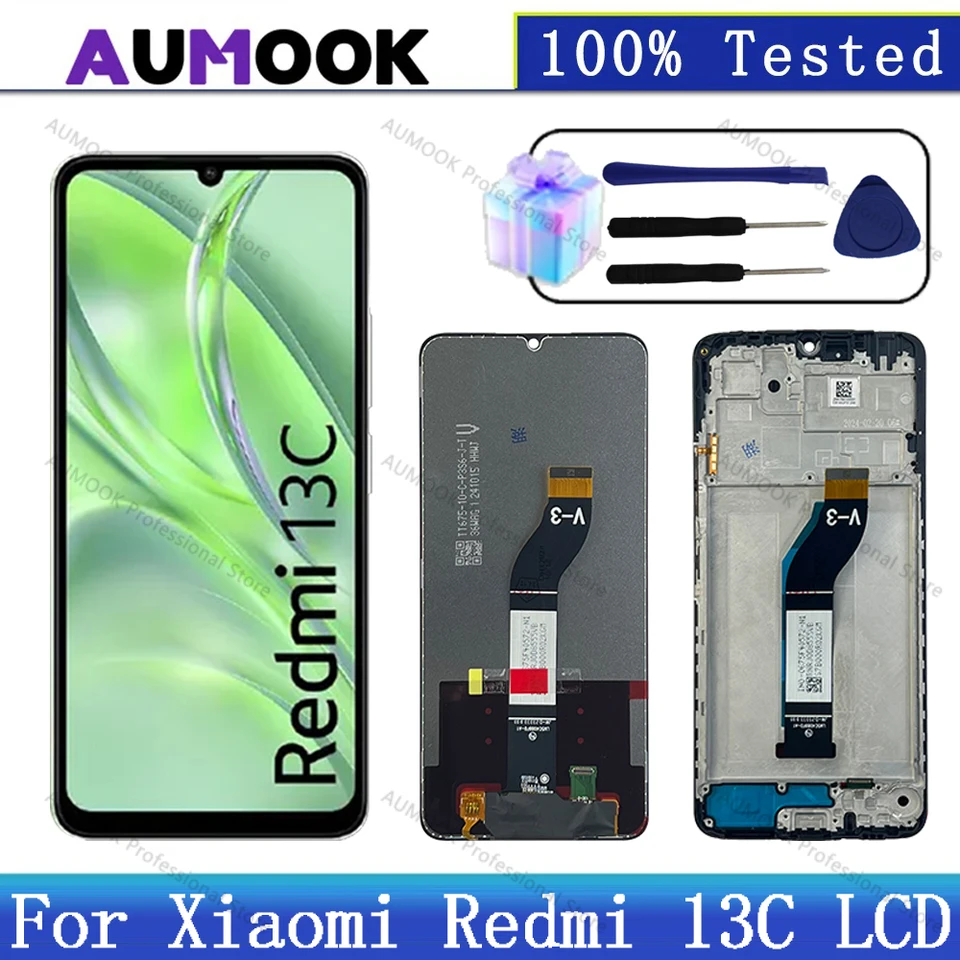 6.74 LCD for Xiaomi Redmi 13C with Touch Screen