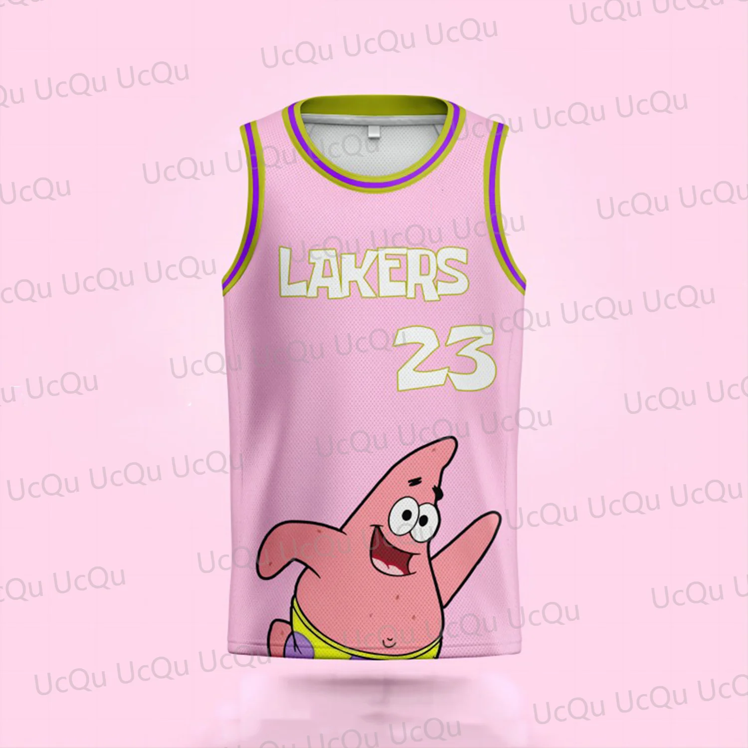 2024 جديد وصول الصيف سبونجبوب المحارب 30 تصميم خاص كرة السلة جيرسي تأثيري تانك القمم للكبار/أطفال سترة #3