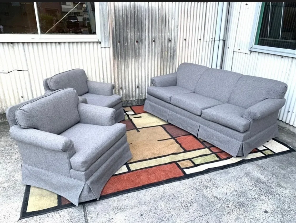 

For Reception Three Piece Suite Upholstered Furniture Sofa Sets for Living Room Modern