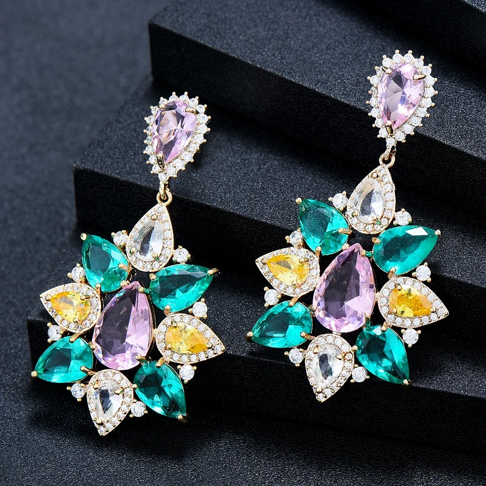 

Missvikki Earrings Sweet Luxury Trendy Cute Earrings Bohemia Long Pendant Earring Women Sexy Girls Jewelry Fashion Bridal Gift