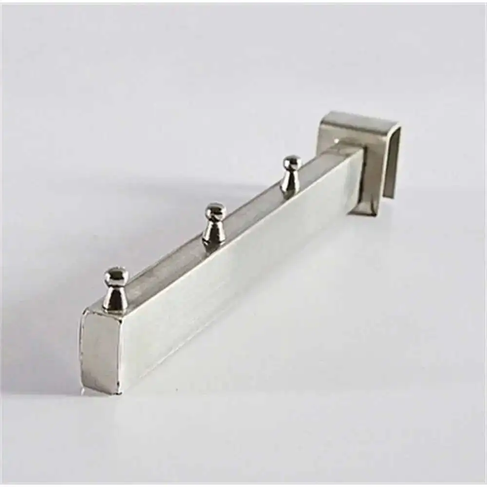 

2 шт. вешалка для одежды из нержавеющей стали, подвесная полоска для нижнего белья, стеллаж для выставки товаров, крючок для полки, мебельные аксессуары