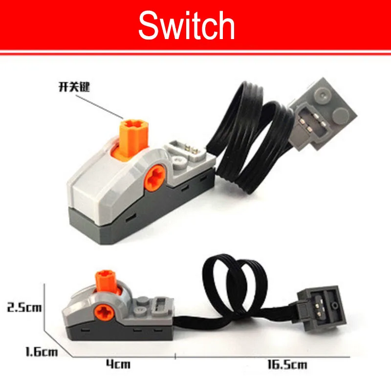 Parti del motore tecnico funzioni Multi potenza 8293 8883 strumento servomotore treno set di modelli PF blocchi di costruzione marchio compatibile