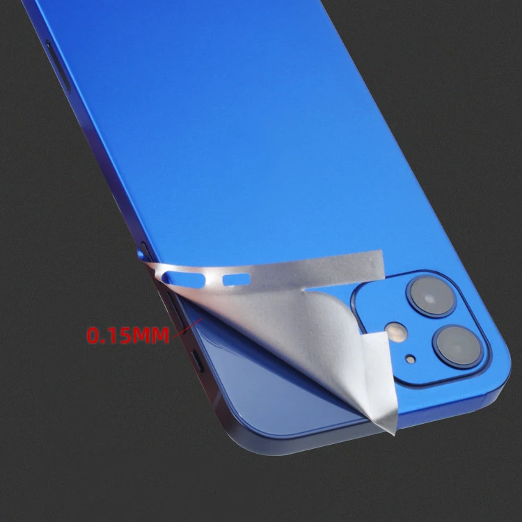 Colorful Ice Matte Skins Film Wrap Skin Phone Back Sticker For iPhone 12 Pro Max 12 Mini 11 Pro XS MAX XR X 8 7 6S Plus SE 2020