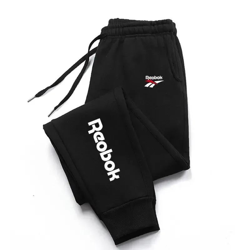 2025 Men's Leggings with Loose and Versatile Drawstring Sweatpants American Printing Pattern Sports Casual Solid Color men pants