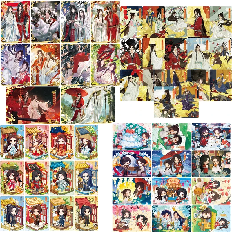 การ์ดสะสมอนิเมะ KAYOU ของแท้จาก Heaven Official's Blessing 2 ชุดเต็ม CH CP PT LH PR ของเล่นเด็ก ของขวัญคริสต์มาส