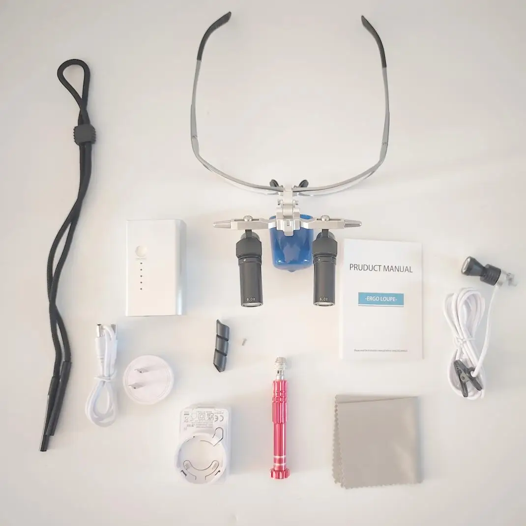 

Заводская прямая лупа с регулируемой рамкой Ergo Loupes для ветеринарии