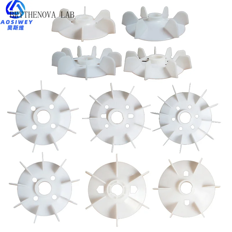 1Pcs Type-Y Plastic Electrical Motor Fan Blade Three-Phase Motor Cooling Blade Air Cooling Wind Leaf Fan Cover Strong Wind Farce
