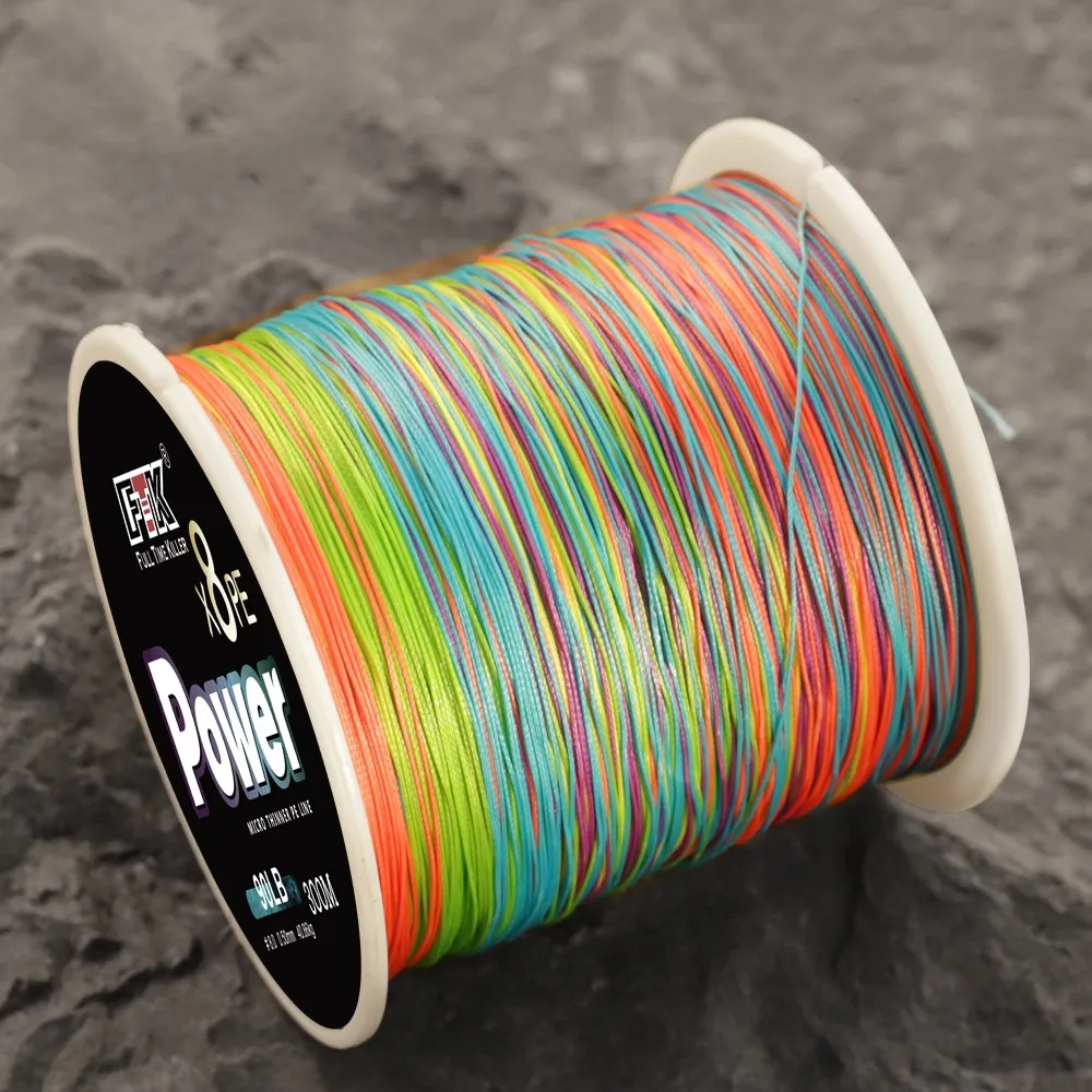 

300m/500m 8 braided fishing line polyethylene fishing line super wear-resistant fishing line