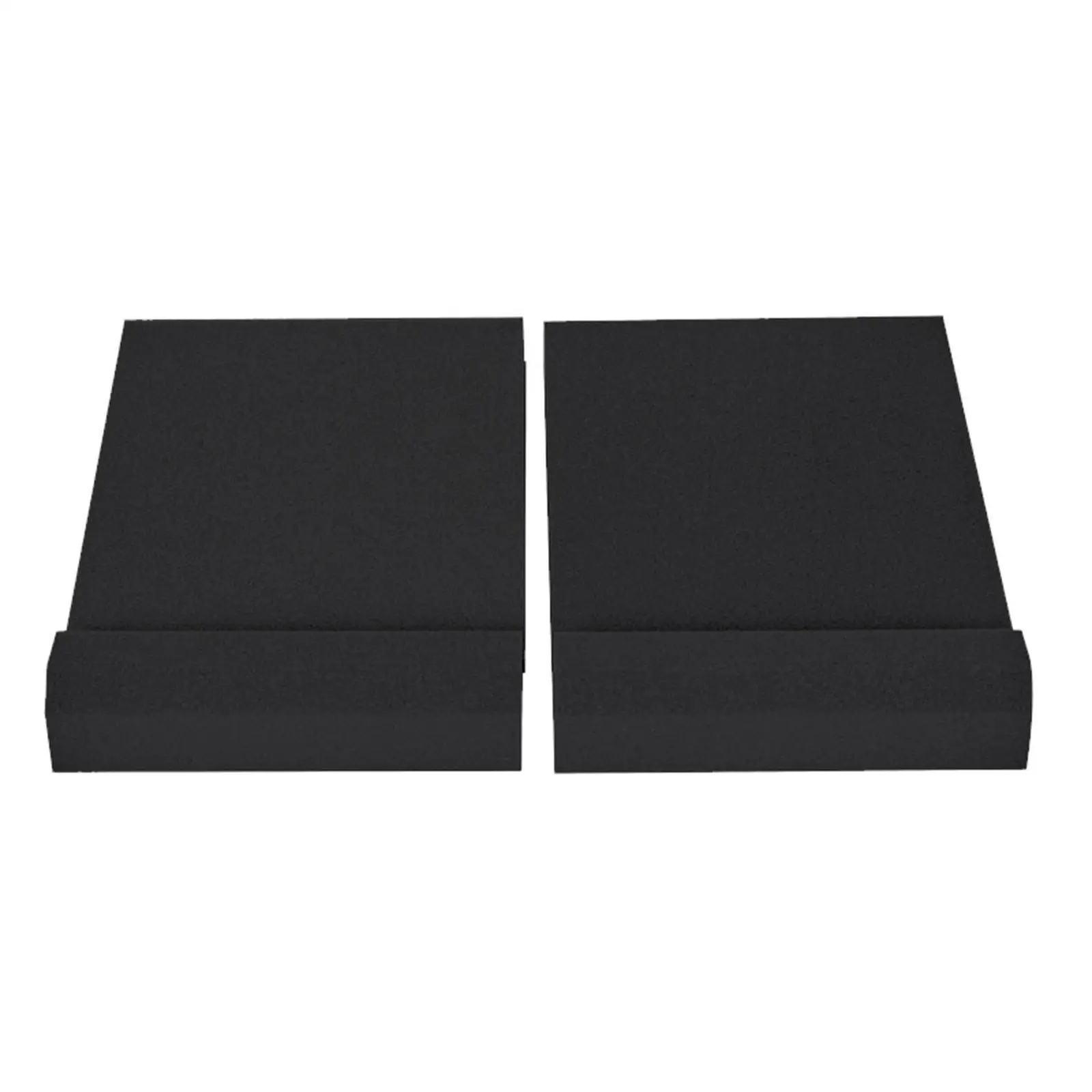 High Density Studio Monitor Isolation Pad Adjustable Angles Dampening Foam Acoustic Stand for Desktop Sound Quality Enhancement
