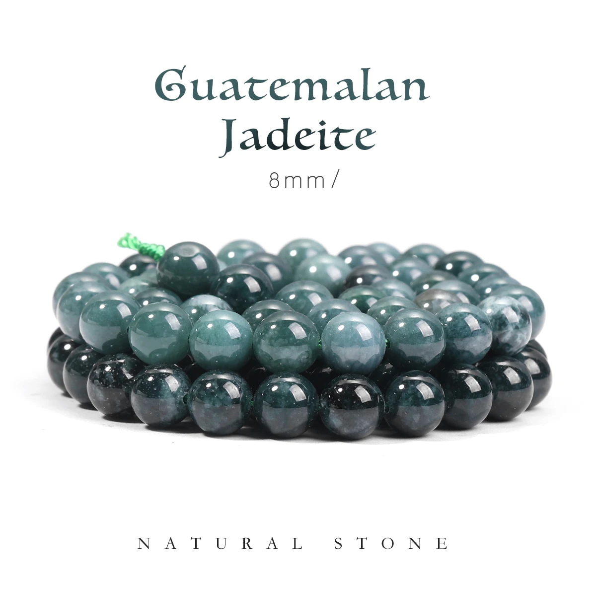 Guatemalan Jadeite  Natural Gemstone Round Loose Beads for DIY Jewelry Bracelet Necklace Earrings Factory Direct Beads жадеит
