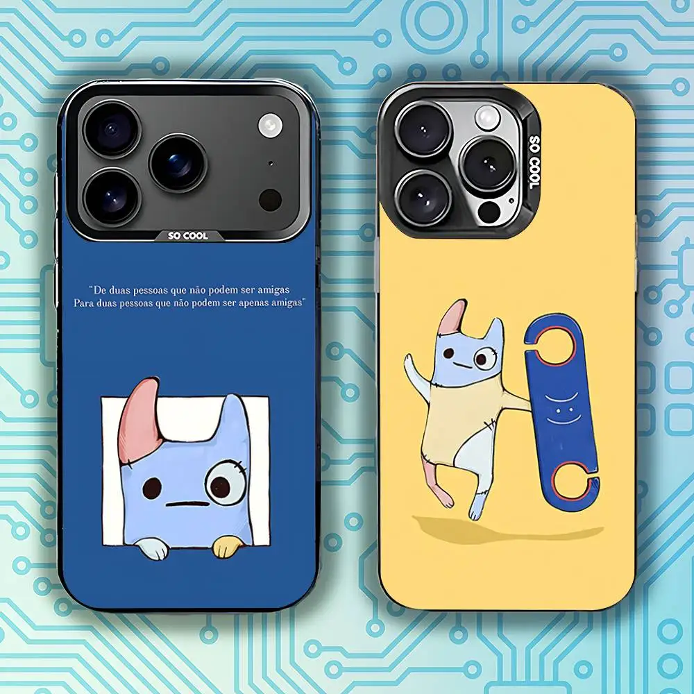 

B-Buddy Nong-Nao Doll Phone Case For iPhone 17,16,15,14,13,12,11,Pro,Max,Plus,E,Air,Mini Black Tpu Cover